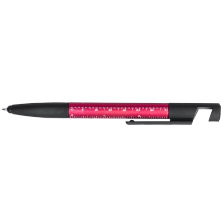 Stylo Multifonction Personnalisé 7 en 1 Éco-responsable Payro Couleurs : rouge objet promo petit budget