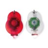 Lot de 2 phares de vélo personnalisés BYLUX Matières : polypropylène (PP) Couleurs : multicolore goodies publicitaire événementi
