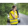 Gilet de sécurité réfléchissant haute visibilité personnalisé pas cher VISIBLE Matières : PET Couleurs : jaune impression haute 