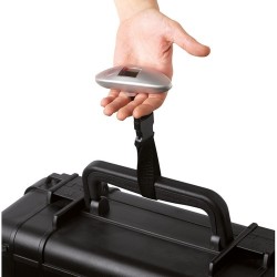 Pèse-bagages pratique personnalisé WEIGHIT Matières : PVC Couleurs : argenté mat marquage laser ultra précis