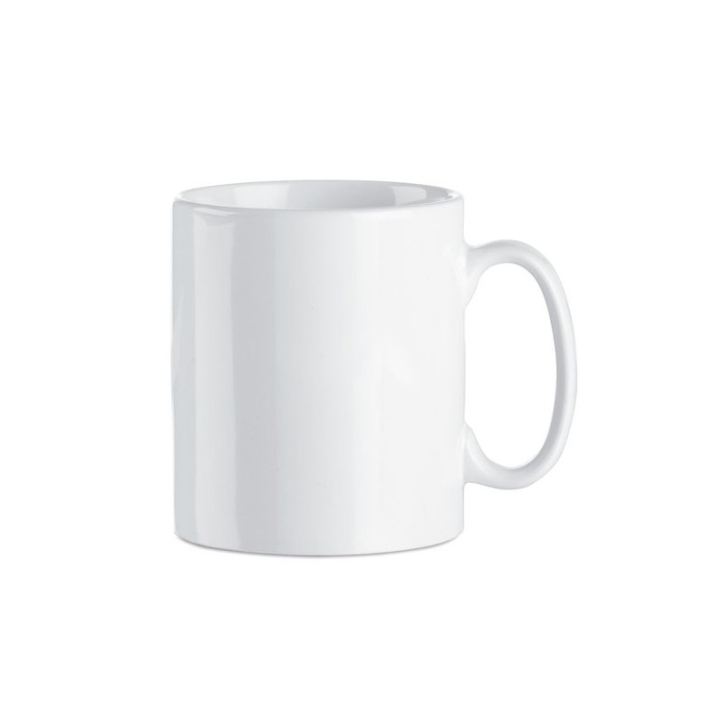 Mug personnalisé 300ml  Sublim Matières : grès Couleurs : blanc