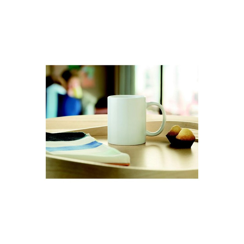 Mug personnalisé 300ml  Sublim Matières : grès Couleurs : blanc impression haute définition