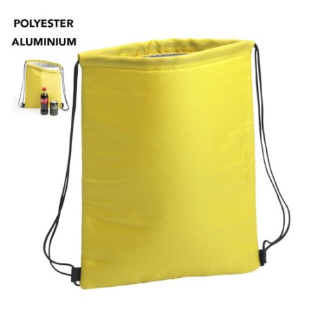 Sac à Dos Glacière Personnalisé Éco-responsable - Nipex pour Conserver vos Fraîcheurs Matières : polyester Couleurs : jaune pers