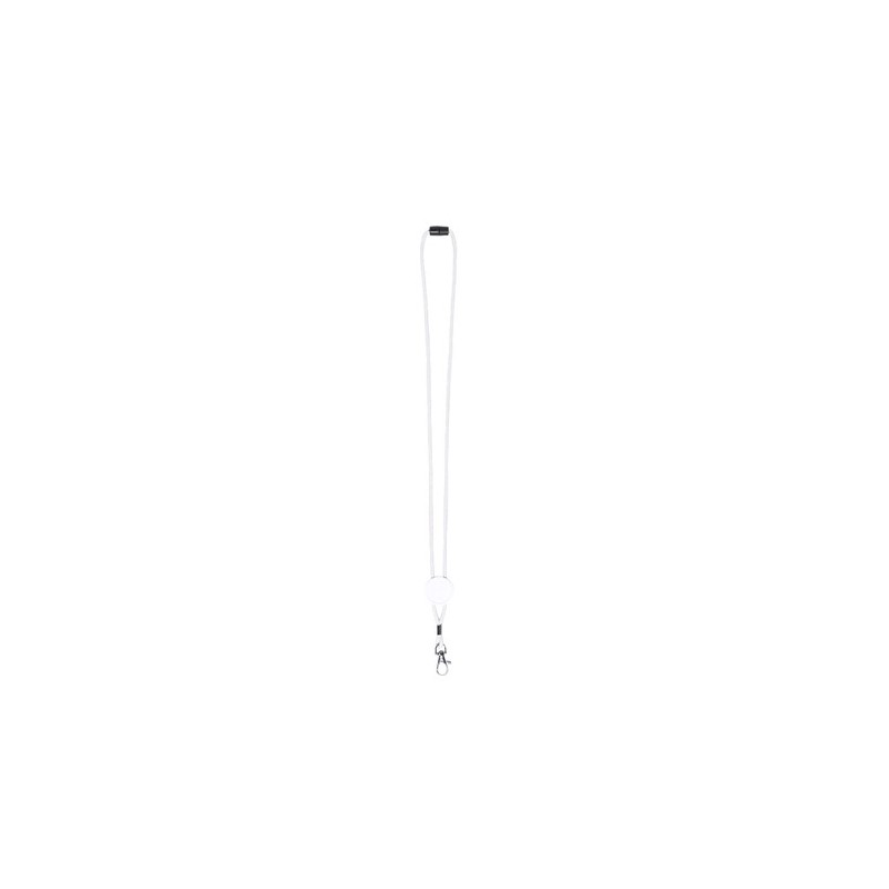 Cordon Personnalisé Publicitaire Éco-responsable - Lanyard Perux Matières : polyester Couleurs : noir impression logo haute qual