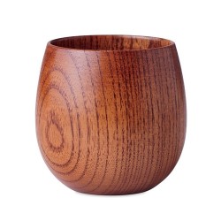 Gobelet en bois de chêne  250 ml personnalisé OVALIS Matières : bois Couleurs : bois
