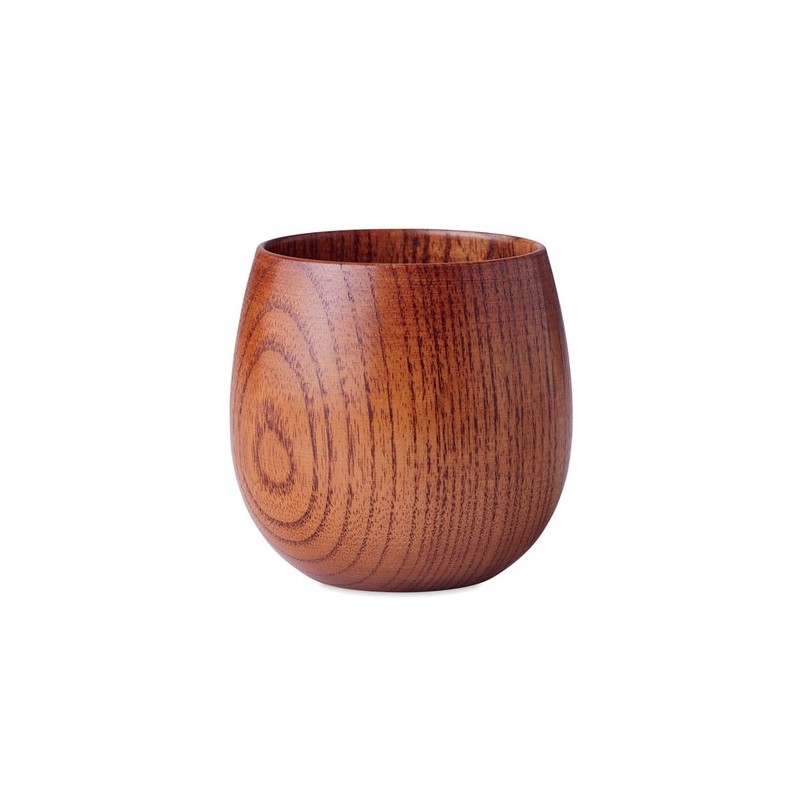 Gobelet en bois de chêne  250 ml personnalisé OVALIS Matières : bois Couleurs : bois