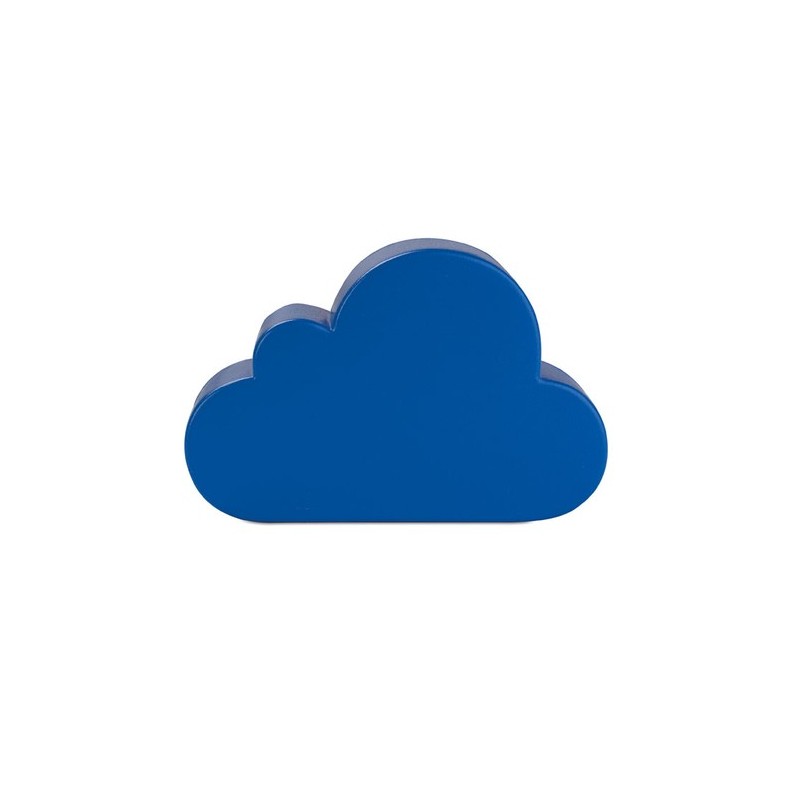 Anti-stress en forme de nuage personnalisé pas cher CLOUDY Matières : PU Couleurs : bleu cadeau entreprise pas cher