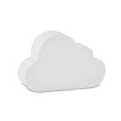 Anti-stress en forme de nuage personnalisé pas cher CLOUDY Matières : PU Couleurs : blanc personnalisable avec votre logo