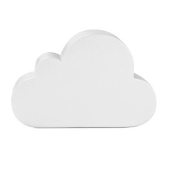 Anti-stress en forme de nuage personnalisé pas cher CLOUDY Matières : PU Couleurs : blanc goodies publicitaire événementiel