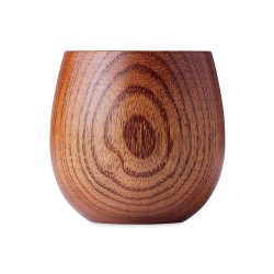Gobelet en bois de chêne  250 ml personnalisé OVALIS Matières : bois Couleurs : bois cadeau entreprise pas cher
