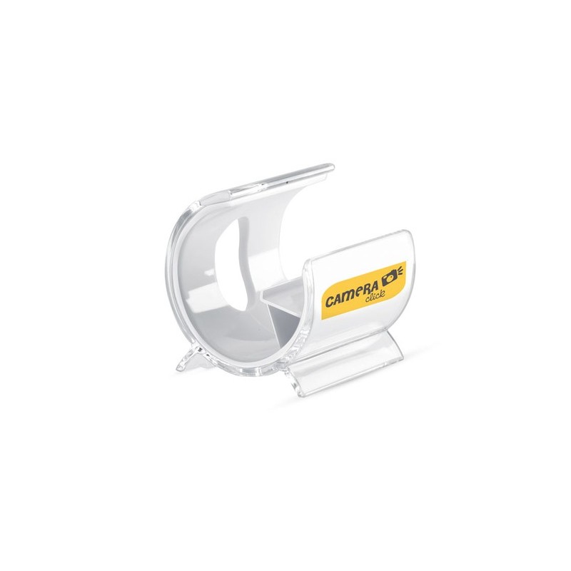 Support téléphone personnalisé pratique STANDIX pas cher Matières : polystyrène (PS) Couleurs : blanc impression haute définitio