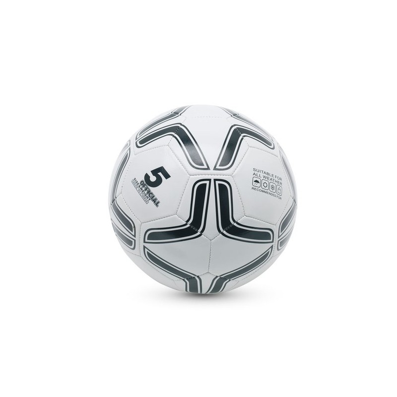 Ballon de football publicitaire en PVC 21.5 cm SOCCERINI Matières : PVC Couleurs : blanc personnalisable avec votre logo