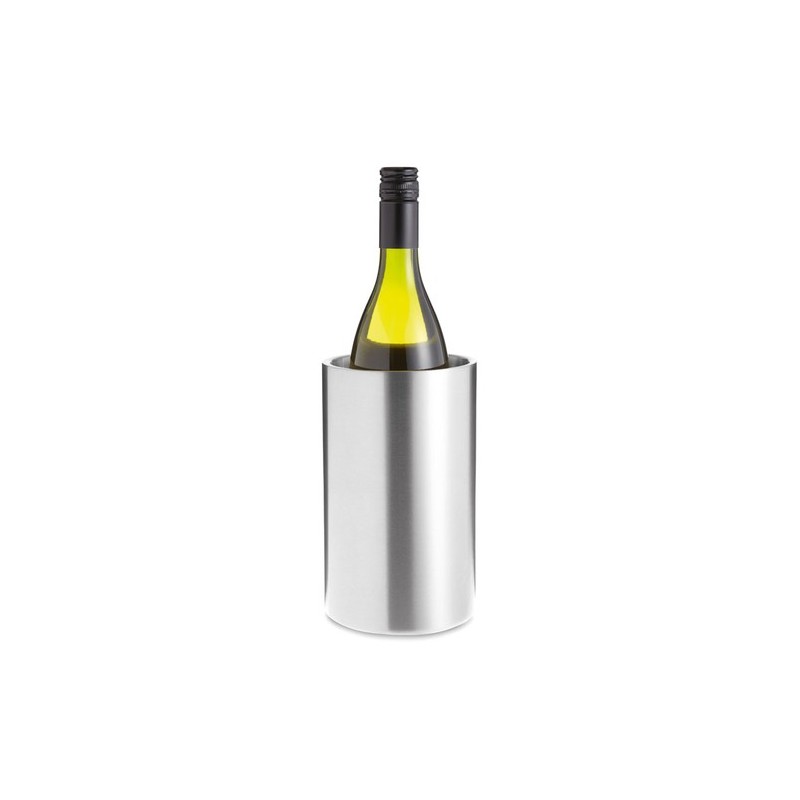 Seau à champagne en acier inoxydable personnalisé et pas cher COOLIO Matières : acier inoxydable Couleurs : argenté mat personna