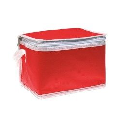 Sac isotherme  pour 6 cannettes - PromoCool Matières : polypropylène (PP) Couleurs : rouge cadeau entreprise pas cher