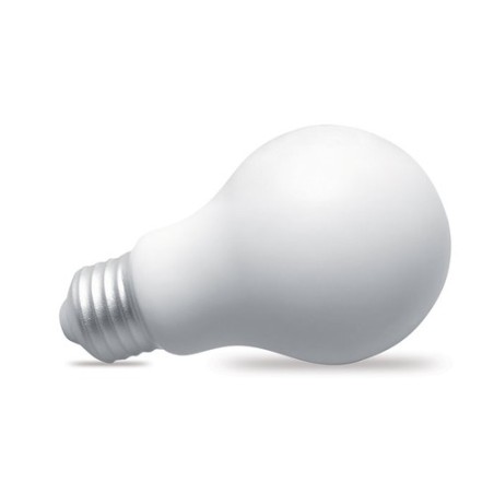 Ampoule antistress personnalisée en PU pour le bien-être LIGHT Matières : PU Couleurs : blanc personnalisable avec votre logo