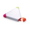 Surligneur triangulaire 3 couleurs personnalisé TRIANGULO Matières : ABS Couleurs : blanc personnalisable avec votre logo