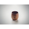 Gobelet en bois de chêne  250 ml personnalisé OVALIS Matières : bois Couleurs : bois marquage laser ultra précis