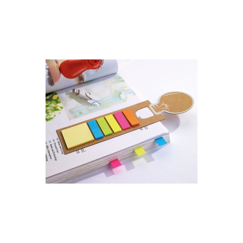 Signet réutilisable personnalisé avec stickers mémo pas cher IDEA Matières : papier Couleurs : beige personnalisable avec votre 