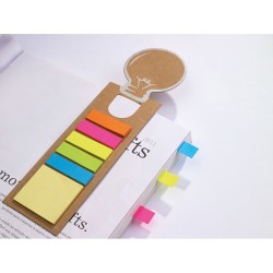 Signet réutilisable personnalisé avec stickers mémo pas cher IDEA Matières : papier Couleurs : beige cadeau entreprise pas cher
