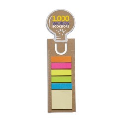 Signet réutilisable personnalisé avec stickers mémo pas cher IDEA Matières : papier Couleurs : beige impression haute définition