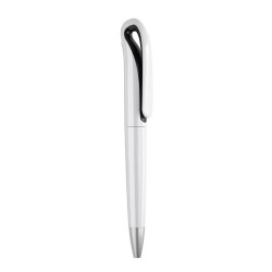 Stylo à bille personnalisé  en ABS WHITESWAN Matières : ABS Couleurs : noir