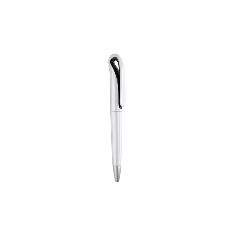 Stylo à bille personnalisé  en ABS WHITESWAN Matières : ABS Couleurs : noir