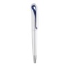 Stylo à bille personnalisé  en ABS WHITESWAN Matières : ABS Couleurs : bleu personnalisable avec votre logo