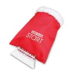 Grattoir à glace pratique et personnalisé avec gant WARMIX Matières : polypropylène (PP) Couleurs : rouge objet promotionnel éco