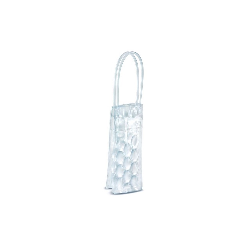Sac réfrigérant isotherme et pratique personnalisé en PVC BACOOL Matières : PVC Couleurs : transparent cadeau entreprise pas che