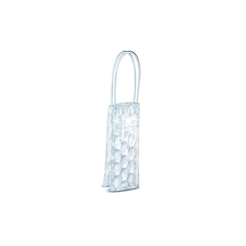 Sac réfrigérant isotherme et pratique personnalisé en PVC BACOOL Matières : PVC Couleurs : transparent goodies publicitaire évén
