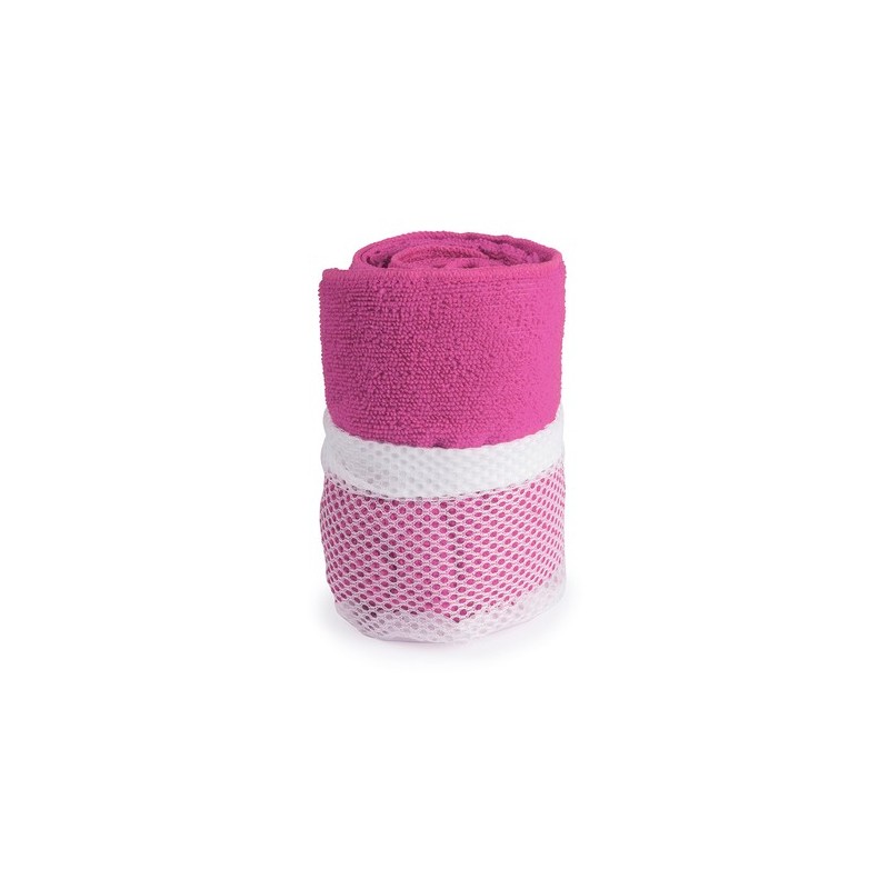 Serviette Absorbante de Sport Personnalisée Gymnasio pas cher Matières : microfibre Couleurs : rouge goodies publicitaire durabl