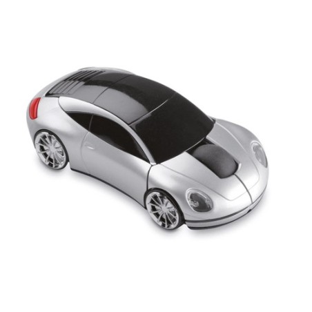 Souris optique automobile publicitaire SPEED Matières : ABS Couleurs : argenté mat