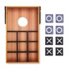 Jeu en MDF double face personnalisé BAGGY Matières : MDF Couleurs : bois personnalisable avec votre logo