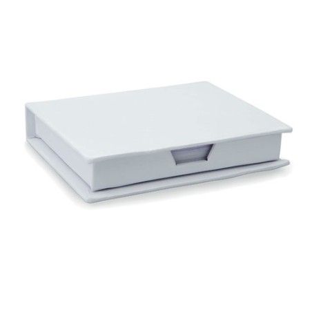 Bloc-notes personnalisable auto-collant pour bureaux - MEMOKIT Matières : papier Couleurs : blanc personnalisable avec votre log