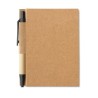 Bloc-notes  personnalisé avec mini-stylo rétractable CARTOPAD