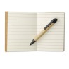 Bloc-notes  personnalisé avec mini-stylo rétractable CARTOPAD cadeau entreprise pas cher