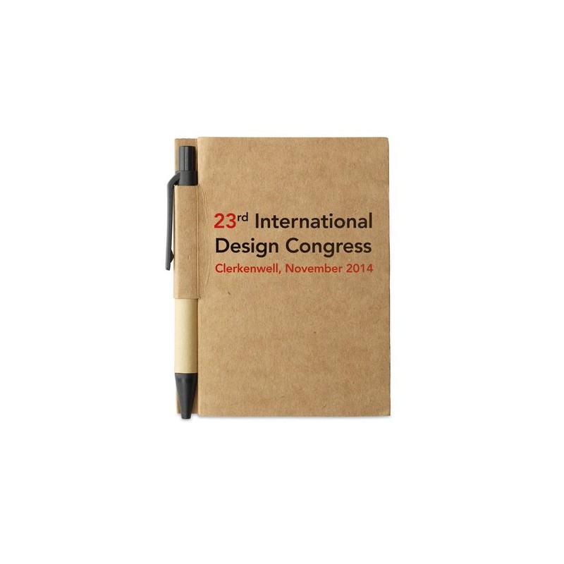 Bloc-notes avec Mini-Stylo CARTOPAD - Écologique et Pratique