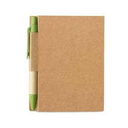 Bloc-notes  personnalisé avec mini-stylo rétractable CARTOPAD 2