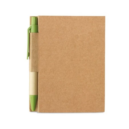Bloc-notes  personnalisé avec mini-stylo rétractable CARTOPAD personnalisable avec votre logo