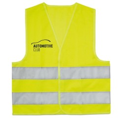 Veste haute visibilité personnalisée pour enfant MINI VISIBLE Matières : PET Couleurs : jaune 2