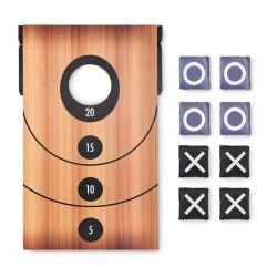 Jeu en MDF double face personnalisé BAGGY Matières : MDF Couleurs : bois goodies publicitaire événementiel