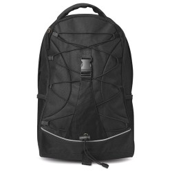 Sac à dos d'aventure personnalisé et stylé pas cher MONTE LEMA Matières : PVC Couleurs : noir impression haute définition
