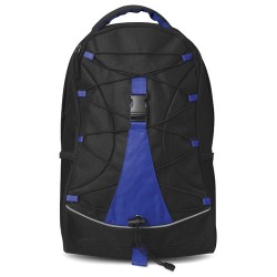 Sac à dos d'aventure personnalisé et stylé pas cher MONTE LEMA Matières : PVC Couleurs : bleu marquage laser ultra précis