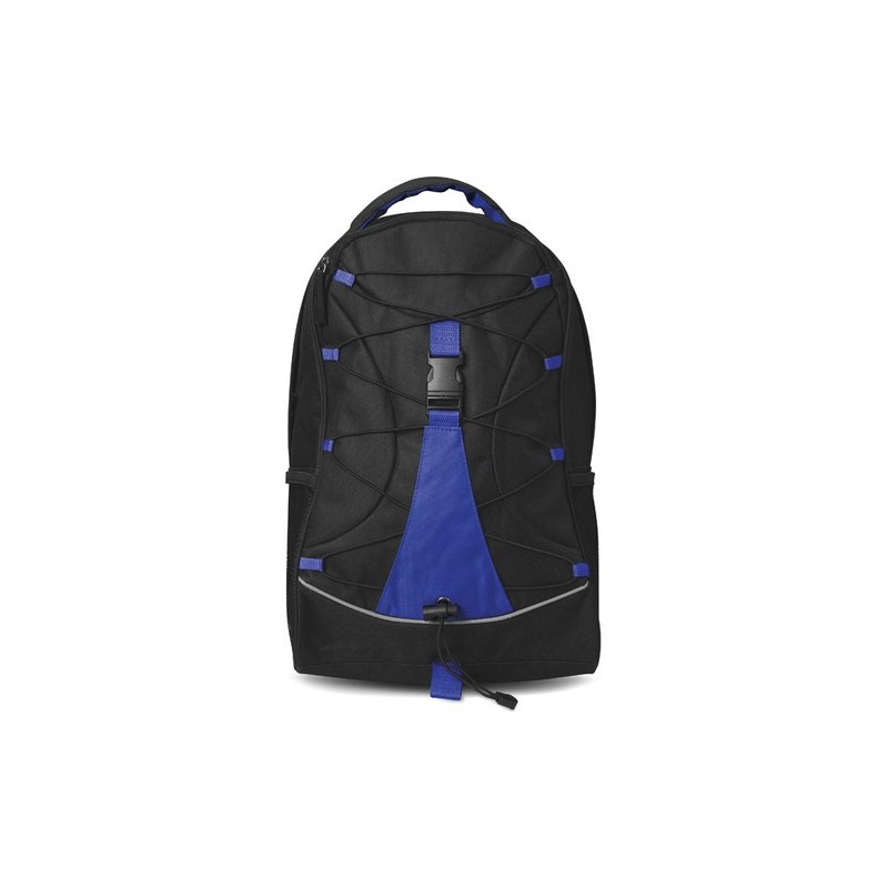 Sac à dos d'aventure personnalisé et stylé pas cher MONTE LEMA Matières : PVC Couleurs : bleu marquage laser ultra précis