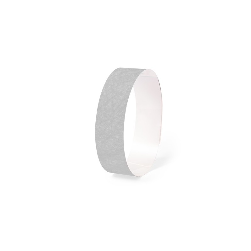 Bracelet Événementiel Personnalisé Events - Accessoire Unique Matières : tyvek Couleurs : blanc personnalisation rapide en Franc