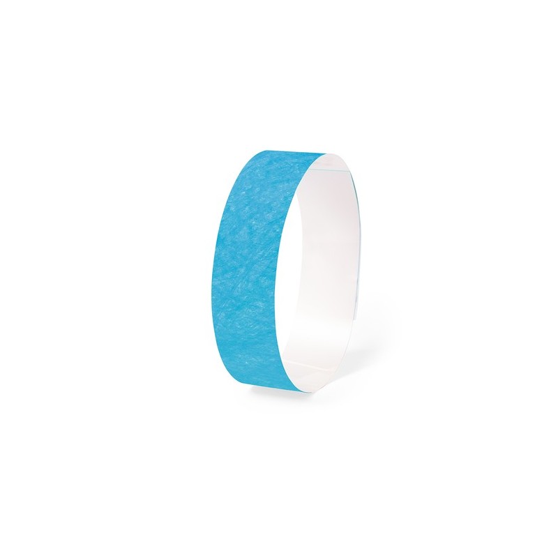 Bracelet Événementiel Personnalisé Events - Accessoire Unique Matières : tyvek Couleurs : bleu goodies publicitaire durable