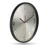 Horloge Murale Personnalisée Argentée RONDO - Accessoire Bureau Matières : polypropylène (PP) Couleurs : noir personnalisable av