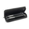 Parure de stylos roller et bille personnalisée élégante BALTIMORE Matières : PU Couleurs : noir