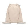 Sac à Cordon Éco-Responsable en Coton Organique Personnalisé - YUKI Matières : coton biologique Couleurs : beige