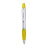 Stylo bille 2 en 1 Personnalisé Éco-responsable RIO DUO Matières : ABS Couleurs : jaune